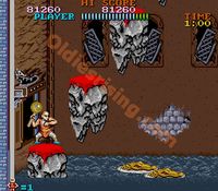 une photo d'Ã©cran de Tiger Road sur Arcade